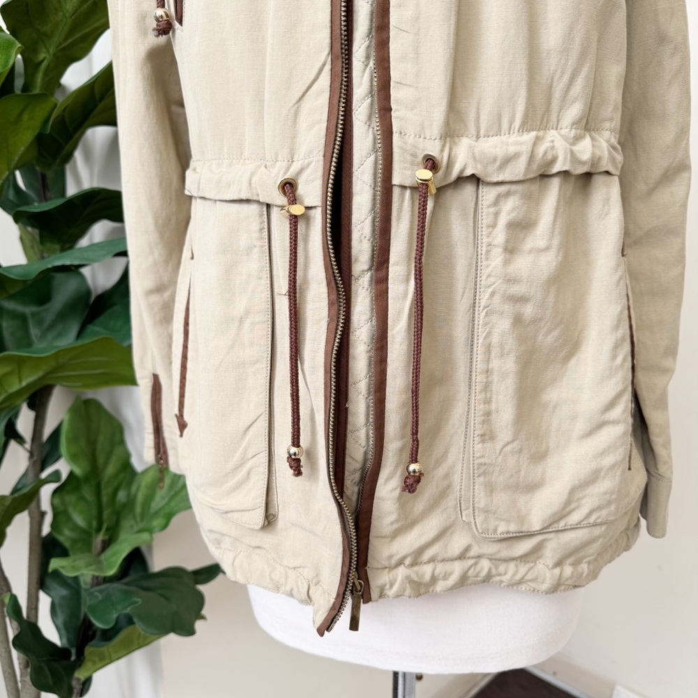 Beige Utility Jacket - Picture 8 of 15